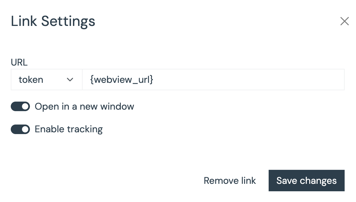Email Builder Plugin: Token for viewing email on the web